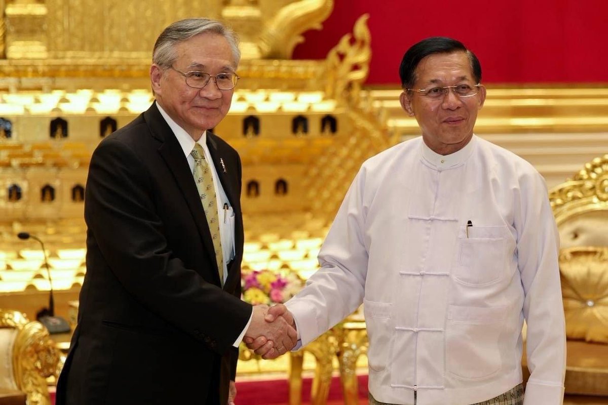 Thailand unilateral engagement with the fascists is way out of line with ASEAN own 5PC.
Yet, <a href="/ASEAN/">ASEAN</a> current chair Indonesia is still clinging onto sth so obviously unachievable.
Wake up!