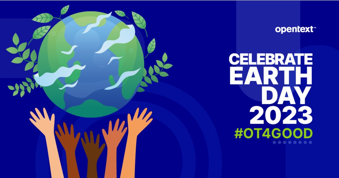 OpenText (@opentext) on Twitter photo Happy #EarthDay! At OpenText, we are continuing to work towards our Zero-In Initiative goals, leveraging data and taking action to #InvestInOurPlant & become a net-zero company by 2040. We are working hard to reduce our footprint, and helping our customers do the same. #OT4Good Happy #EarthDay! At OpenText, we are continuing to work towards our Zero-In Initiative goals, leveraging data and taking action to #InvestInOurPlant & become a net-zero company by 2040. We are working hard to reduce our footprint, and helping our customers do the same. #OT4Good
