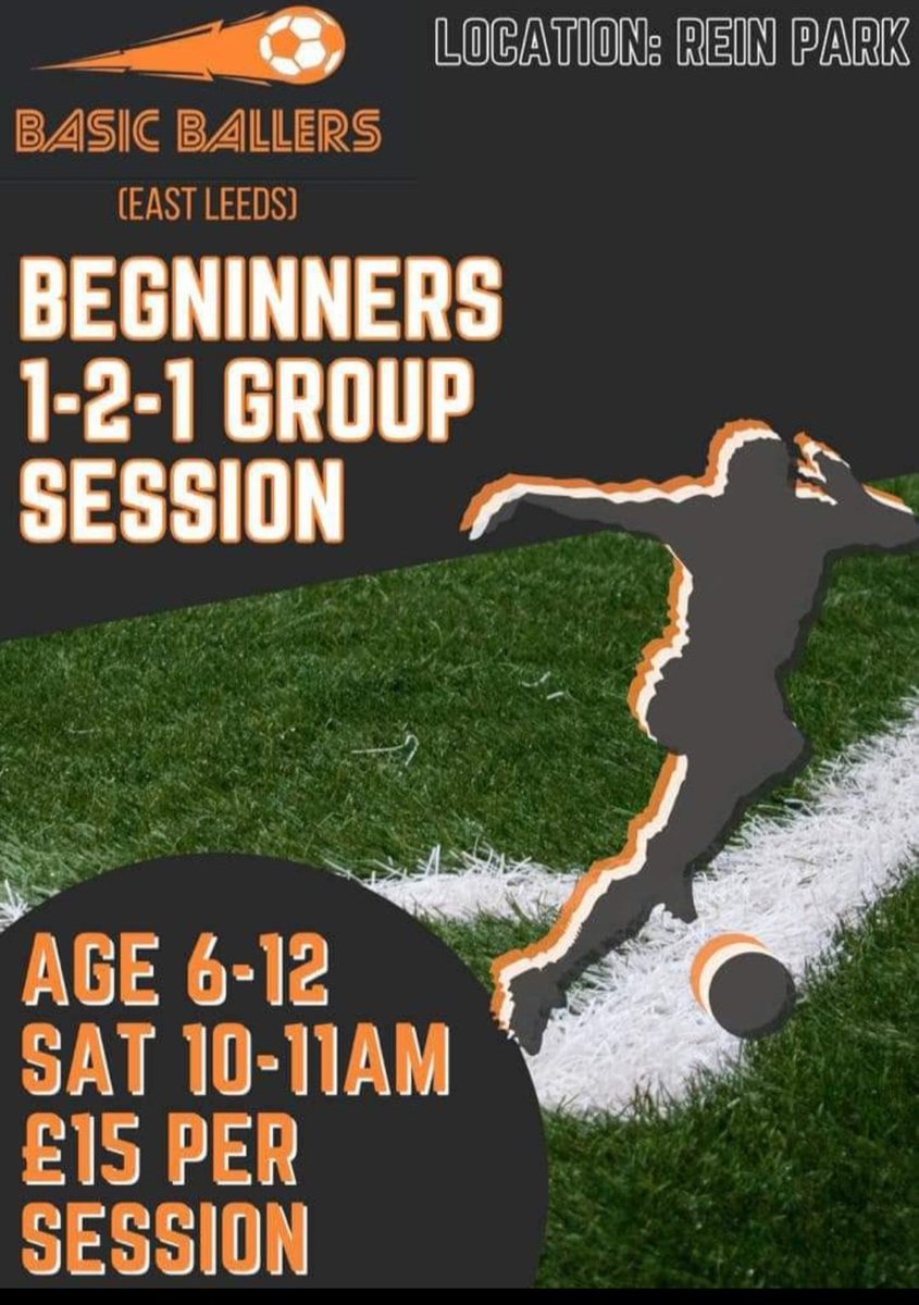 Basic ballers East Leeds have some new after school and weekend clubs starting on the Rein Field. Take a look at their Facebook page. @basicballerseastleeds 
They do run some Free sessions on Mondays and Wednesday. 
Mrs E
