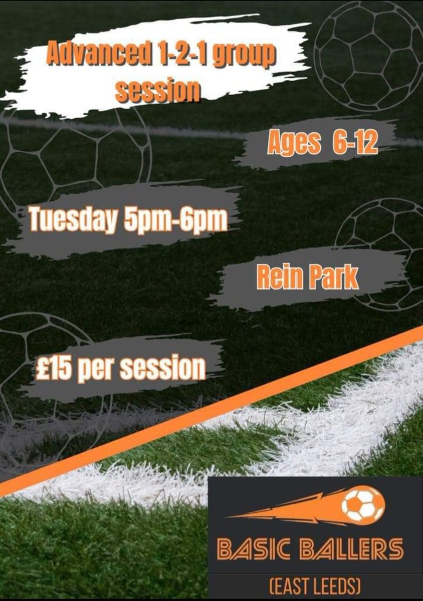 Roundhay_NEST's tweet photo. Basic ballers East Leeds have some new after school and weekend clubs starting on the Rein Field. Take a look at their Facebook page. @basicballerseastleeds 
They do run some Free sessions on Mondays and Wednesday. 
Mrs E https://t.co/zqBnpwkfsS