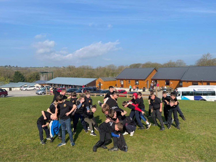 AnnaHossack's tweet photo. @ChepstowRFC_MJ U11’s, start their weekend tour at Morfa Bay Adventure Centre in Pendine Sands, with team work games 😎
Thank you to @chepsowGolds for supporting thr team, with tour T shirts 👏👏 https://t.co/T7klDyJIpV