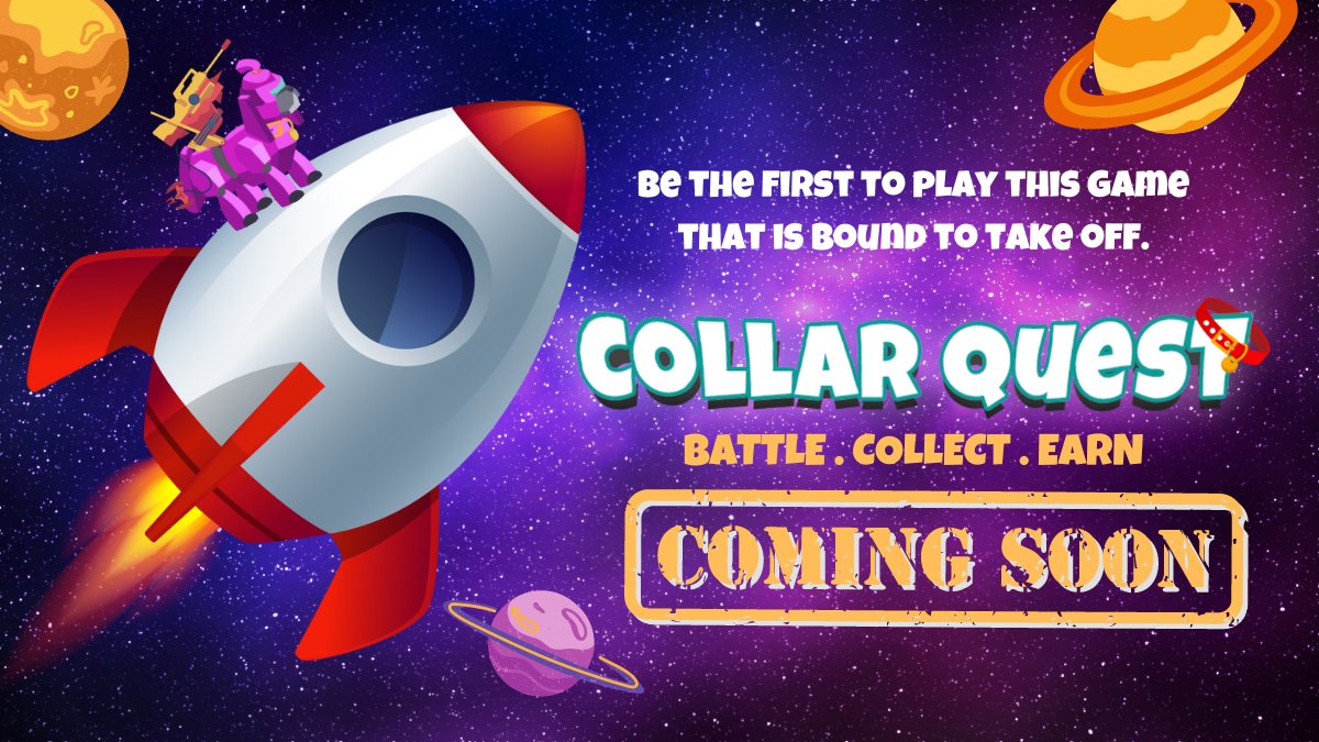 shibababyshib's tweet photo. @cryptojack #CollarQuest  @DogCollarToken  is now ready to take off!!! https://t.co/lkbc723spE