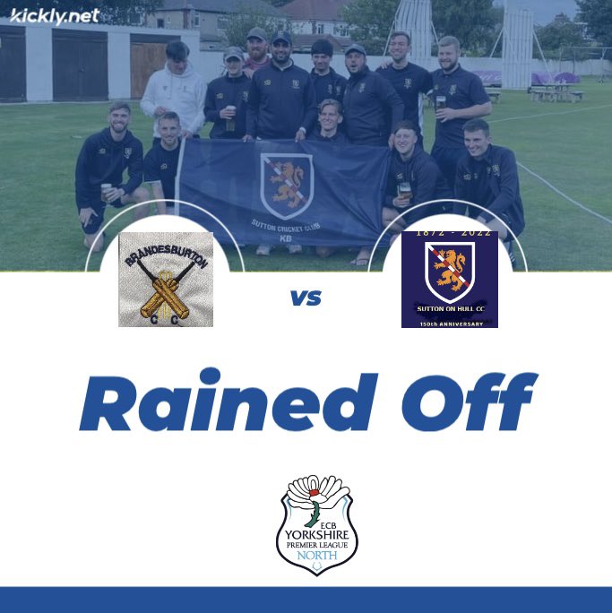The weathers beaten us this weekend🌧️

We go again next weekend hosting Cottingham.