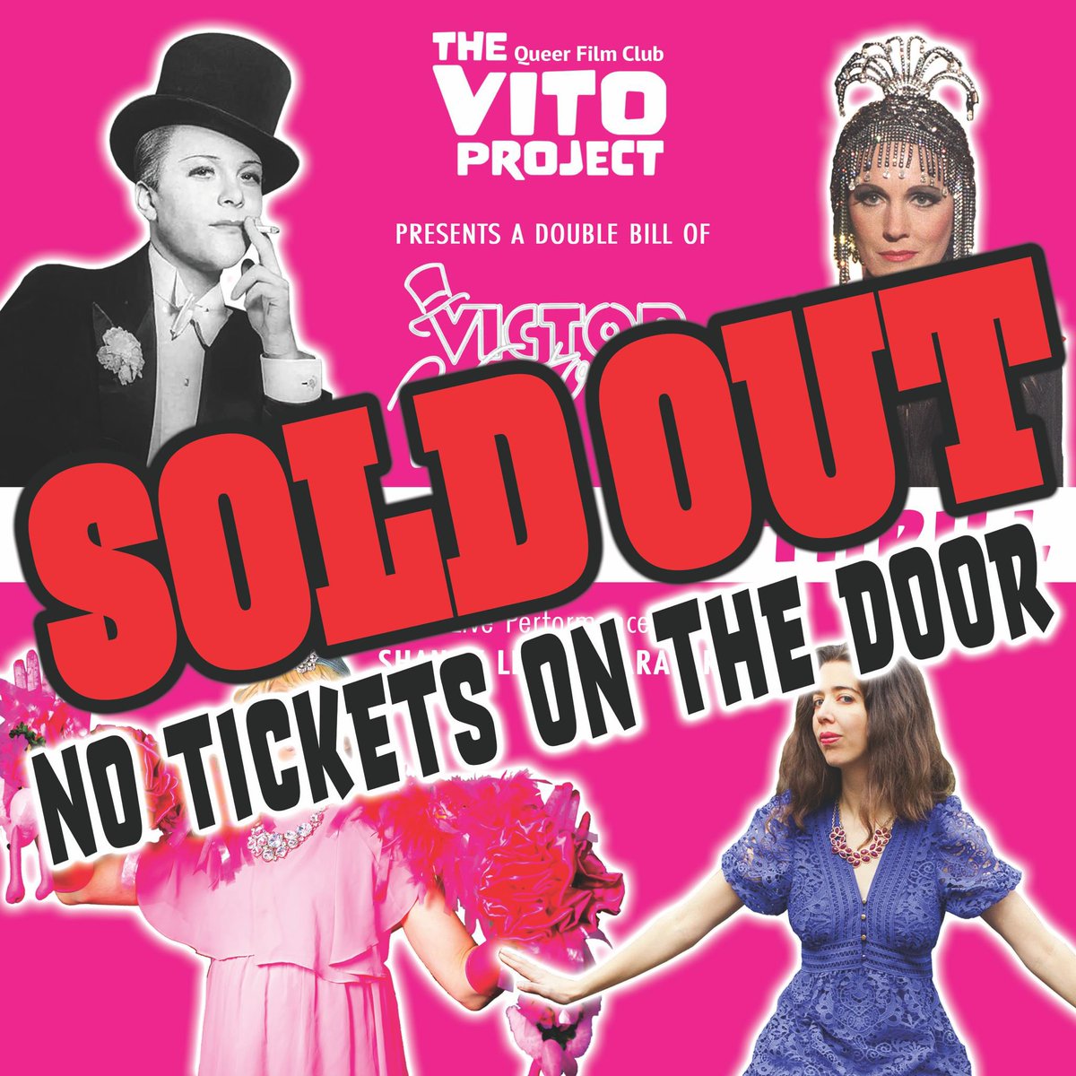 Our VICTOR VICTORIA Double Bill is now sold out! While we expect no shows and cancellations on the day, no additional tickets will be sold on the door as we will be at full capacity. Thank you as always for your enthusiastic support for our events ❤️