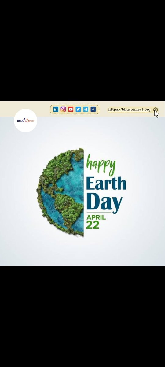BHU_Connect's tweet photo. Decorate earth with more trees on earth day!
  Happy Earth day☺️ https://t.co/bMQ7Avbgrq