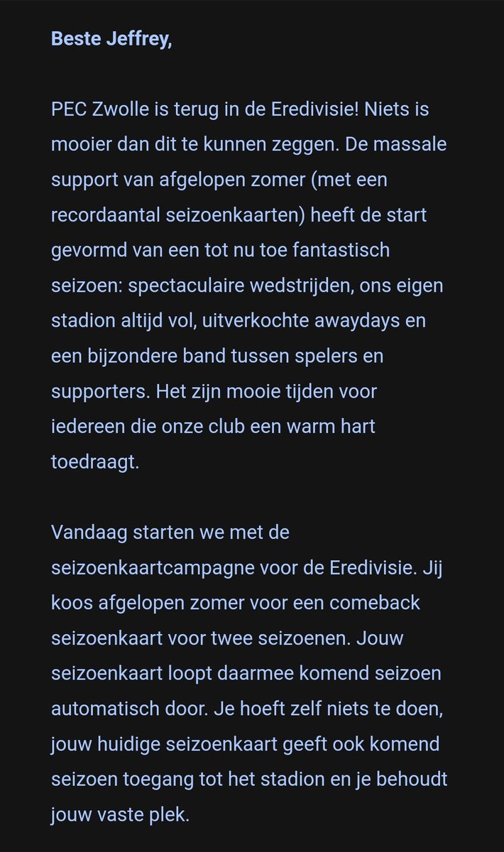 TopcuJ's tweet photo. Ben er volgend seizoen er ook gewoon bij #eredivisie #peczwolle #verlengd https://t.co/4HW1oRokr6