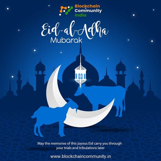 BCOMMUNITYINDIA's tweet photo. May Allah open the doors of success and bless you, today and always. Eid Mubarak 2023!

📪  411, Evershine Tower, Amrapali Marg, Vaishali Nagar, Jaipur, Rajasthan 30202.

☎️  096499 00444 

🌐  https://t.co/jaGFX1S9iQ

#eidmubarak #eidulazha #BLOCKCHAINCOMMUNITYINDIA https://t.co/5vTtaMACHT