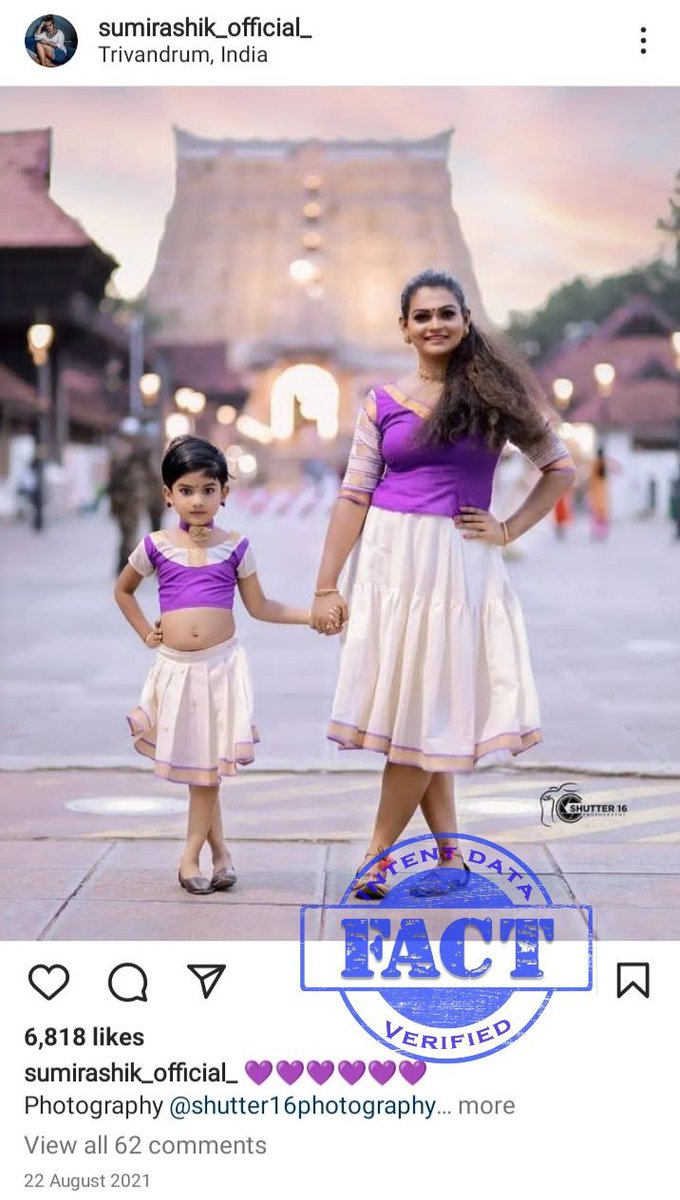 DIntent Data on Twitter "Usually she follows Sanatana traditions and