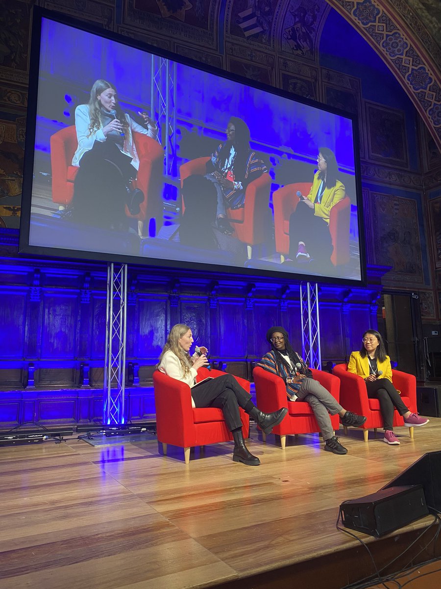 LeaelaH's tweet photo. „We need to be able to show why it needs to change” - #ifj23 panel about missing gender-equality in newsrooms https://t.co/55c2T89p1b