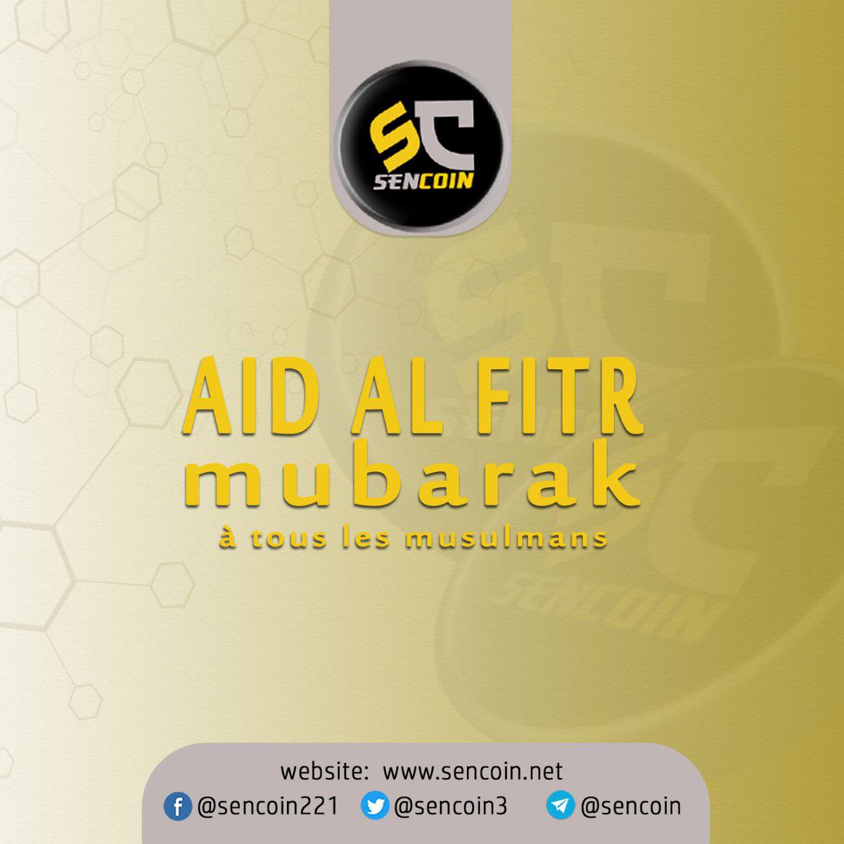 Sencoin3's tweet photo. Bonne Aid al Fitr à toute la Oumah islamique.
Dewenaty!

#AidAlFitr #Aid_el_Fitr #SenCoin #Crypto https://t.co/0aLwzzuxIs