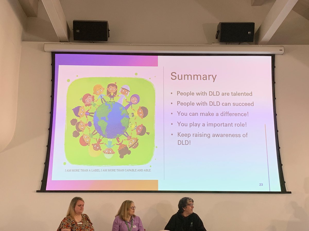 pinchof_SaLT's tweet photo. 3 incredibly powerful moving talks from 3 inspirational adults w/ DLD. Wonderful to hear abt achievements but also important to hear abt challenges- a reminder to keep advocating for better services for people with #DevLangDis #NAPLIC23 @DysphasiaPV @SophieFranksDLD and Shelbi https://t.co/jmtKFSN5Gd