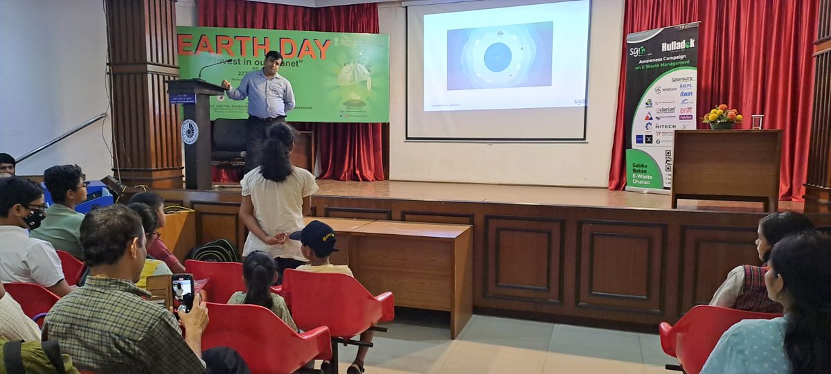 RSCBhubaneswar's tweet photo. In collaboration with @sgrpvtltd @RSCBhubaneswar a unit of @ncsmgoi @MinOfCultureGoI  conducted a session on #WasteManagement during the celebration of #EarthDay2023 on 22nd April, 2023.
#Workshop #Presentation #g20summit2023 #AzadiKaAmritMahotsav https://t.co/qauKhznLaC