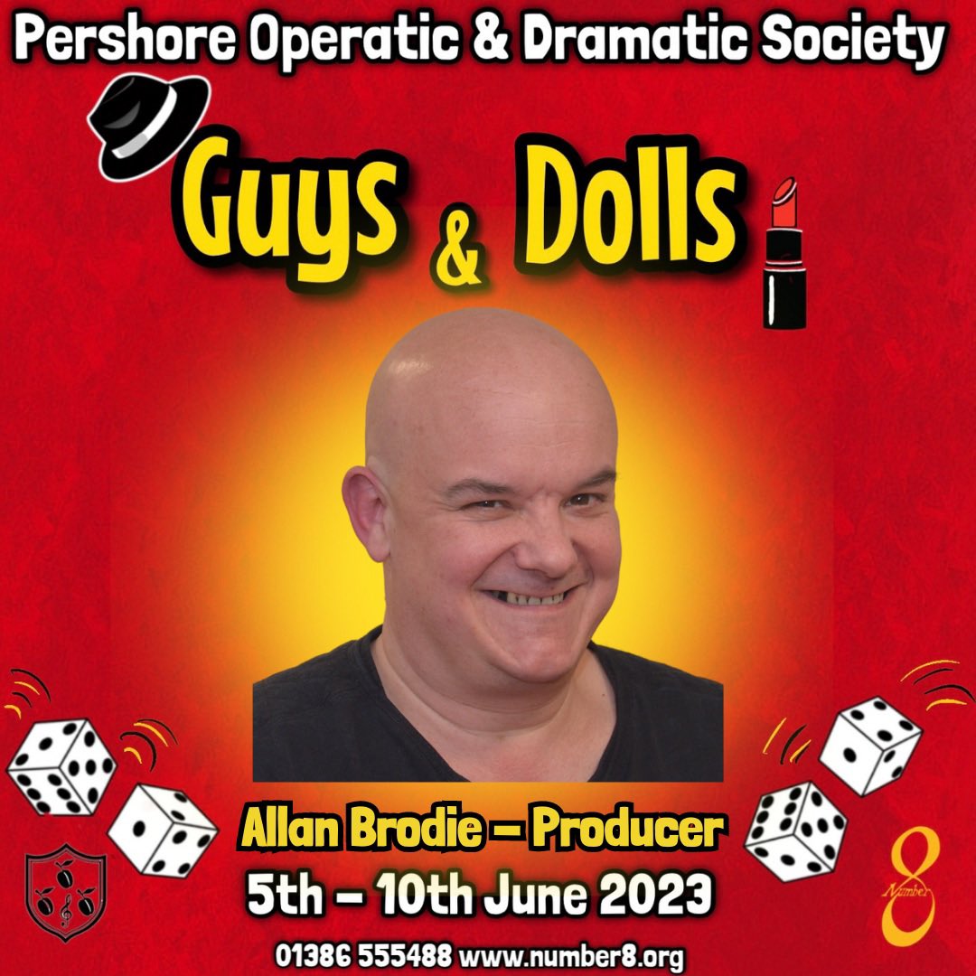 The PODS cast and crew are preparing to set the dice rolling for their forthcoming production of 🎲Guys &amp; Dolls🎲 at <a href="/Number8Pershore/">Number 8</a> Meet the direction and production team behind PODS latest show. Tickets are available from the box office online number8.org/events/pershor…