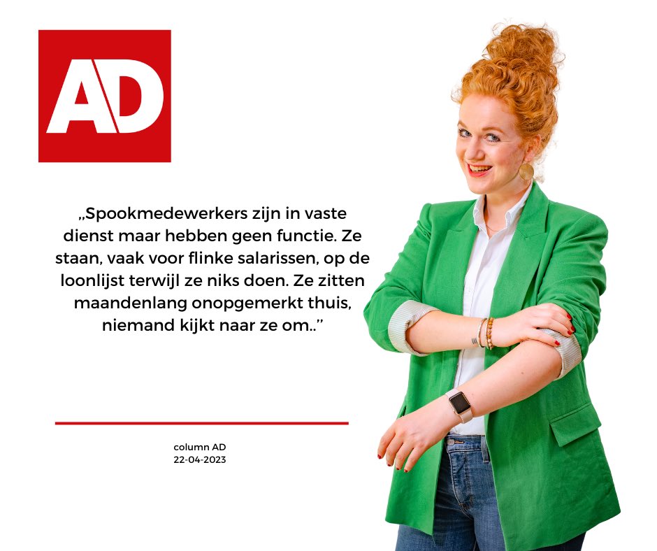 Zaterdag Columndag 🗞 Deze week over spookmedewerkers en veel te dure uitzendkrachten. Lees de hele column hier: 50company.nl/spookmedewerke…