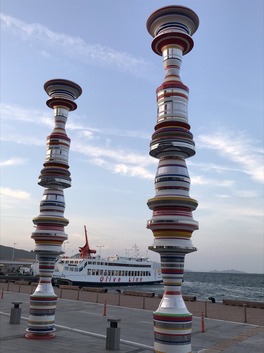 cbk530's tweet photo. Takamatsu port, this time. https://t.co/TNViGIR3Am