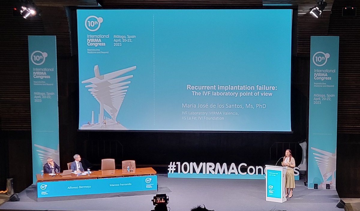 pablopsomoza's tweet photo. After the coffee break, Dr. @MJDLSantos_IVI explained Recurrent Implantation Failure (RIF) from the point of view of the IVF laboratory and the importance of embryo quality in determining the number of embryos to transfer.

#10IVIRMACongress https://t.co/VAxLjSnLuH