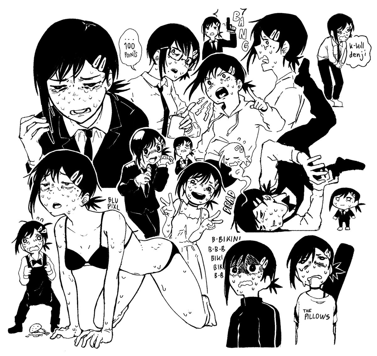 blupixl__'s tweet image. kobeni doodles