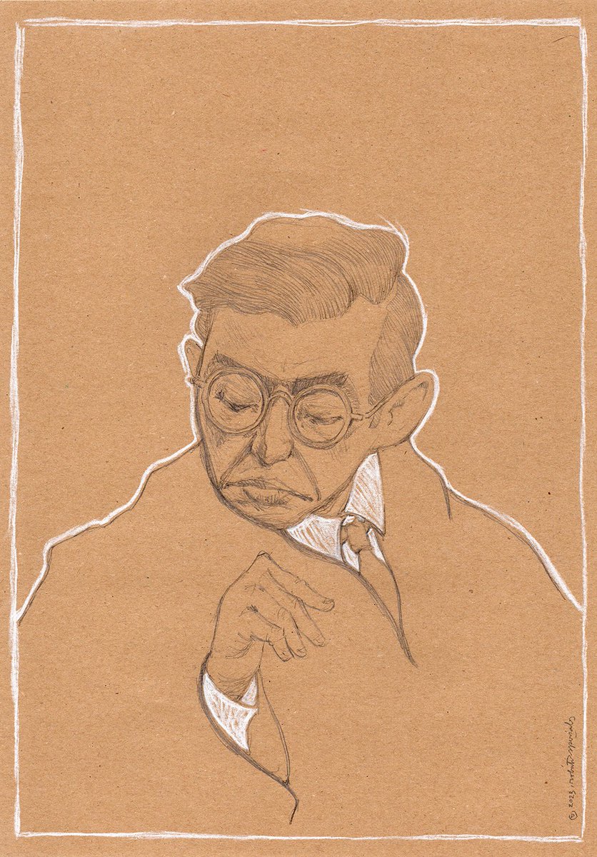 rospeinfrantumi's tweet photo. #sartredebeauvoir #debeauvoirsartre #sartre #debeauvoir #acoppie #distinti #uniti #distanti #amatita #sucartadipaglia #biacca #tantoper #amore #amare #uominidilibri #librichecamminano #drawing #pencil https://t.co/FuxzKtQA0J