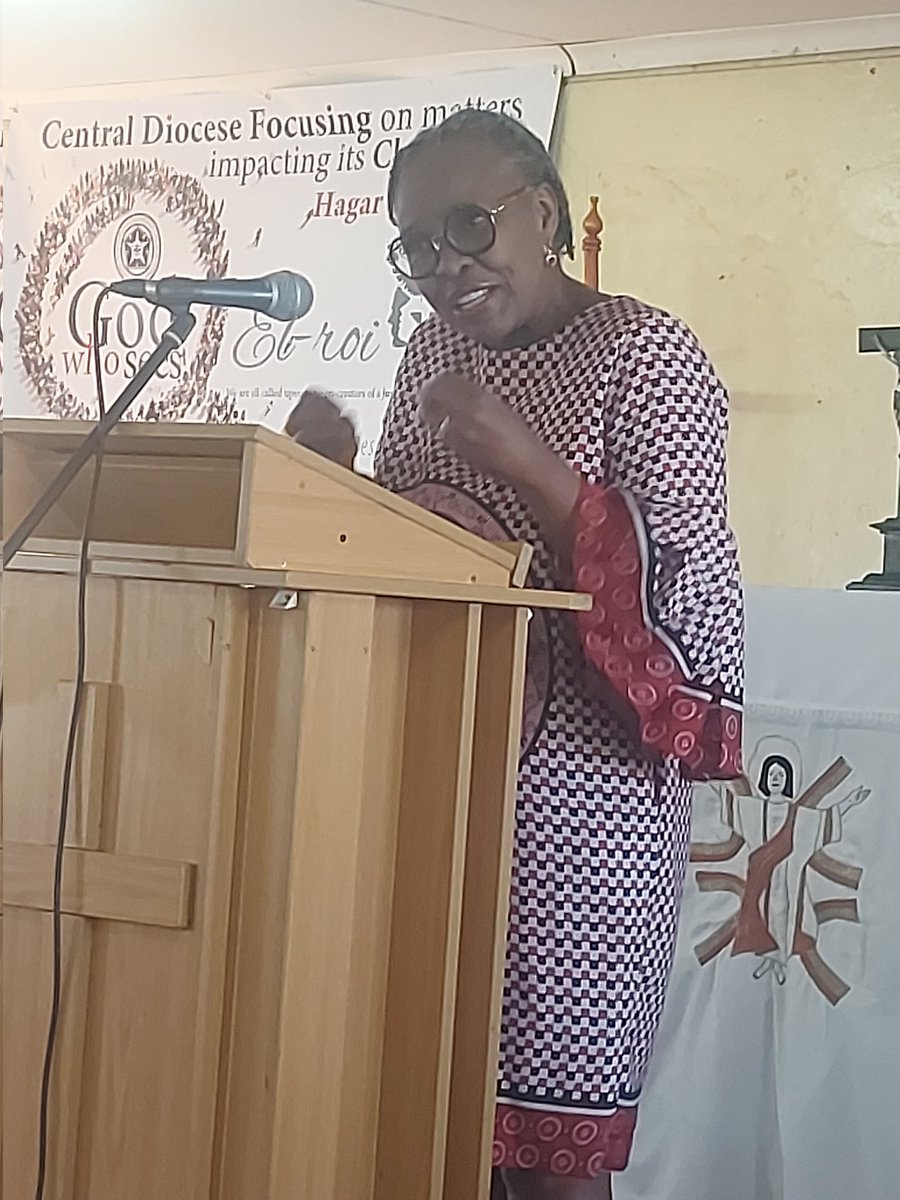 Mashobane61's tweet photo. Adv Brenda Madumise of @wisecollective giving a keynote address challenging the church not to look the other way on GBVF. Church must stand up and be counted in the quest to end #GBVF @SonkeTogether @MenEngageAfrica @wwso_sa @SBSGender @LWFAdvocacy #EndHarmfulPractice https://t.co/iAzyQMuUY8