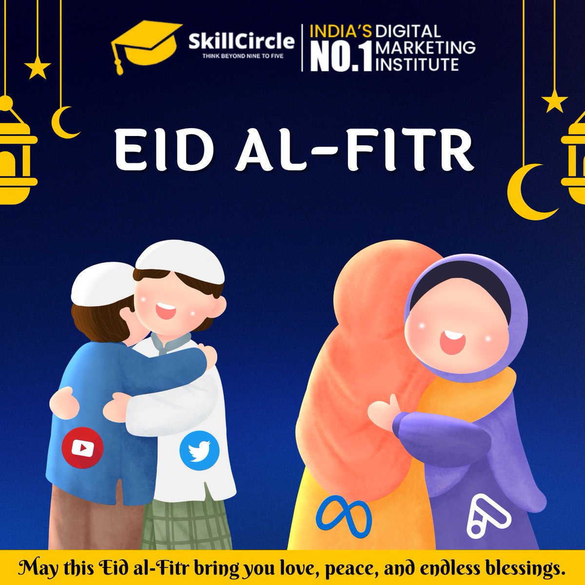 #Eid Mubarak to all celebrating! May this joyous occasion bring you love, happiness, and success. And for our social media marketers out there, let's continue to spread positivity and connect with our audiences in meaningful ways. #EidAlFitr #EidAlFitr2023 #EidMubarak2023