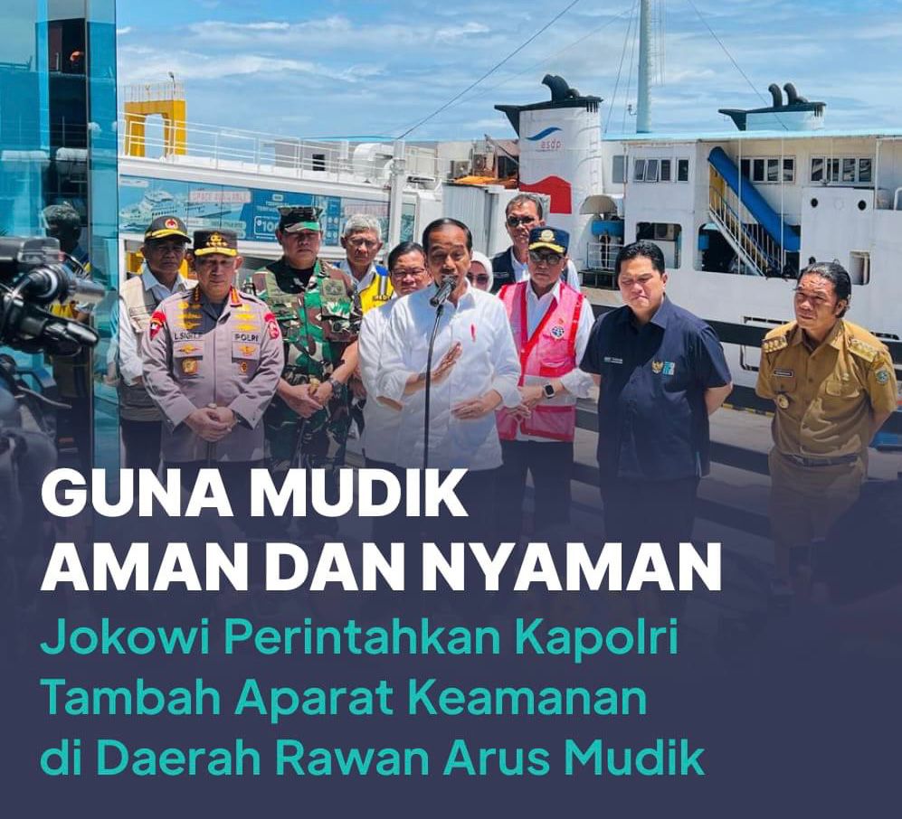 AkangBecak's tweet photo. Guna mudik aman dan nyaman
Amplifikasi Keberhasilan Pemerintah Mempersiapkan Mudik Lebaran 2023 https://t.co/K8bYCAu59l
