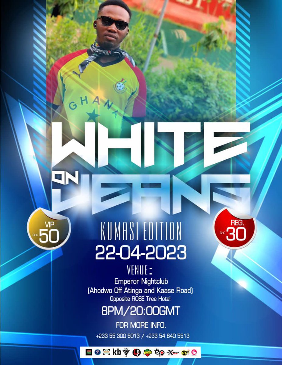 albertolalas's tweet photo. #WhiteOnJeans23 Happening Live Inside Kumasi #EmperorNightClub 
#AhodwoOffKaaseRoad
Come and feel the vibe of the safest NAtIon
#BHIM2THEWORLD 🔥🔥 https://t.co/opVtngv1dY