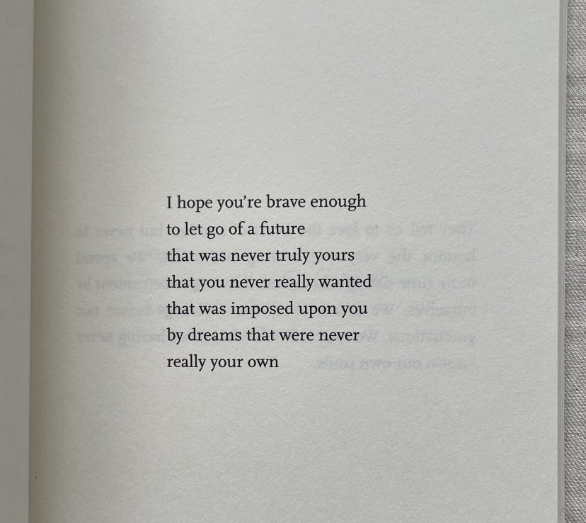 bookpoets's tweet photo. let go of a future that is not truly yours https://t.co/mrDBRQKxSW