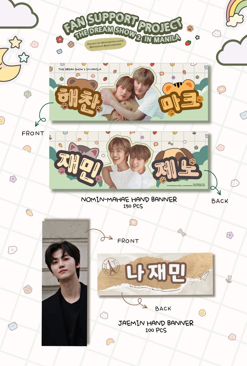 annyeongYunossi's tweet photo. ੈ✩‧₊˚ The Dream Show 2 in Manila Fan Support Project by @annyeongYunossi @exhoexsha &amp; @sketchedmind * ˚ ✦

✧ like &amp; rt this tweet
✧ show proof on d-day
✧ strictly 1:1

Date: April 29, 2023 (Day 1, Saturday)
Time &amp; Location: TBA

See you there! 💚

#THEDREAMSHOW2_in_MANILA https://t.co/F9fPsFXKk7