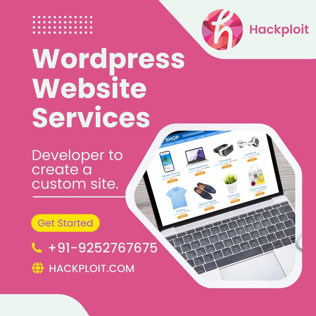 hackploitindia's tweet photo. Hackploit Technologies offers expert WordPress website services to ensure your website runs smoothly and efficiently. From design to maintenance, our team has got you covered. Call us today at +91-9252767675 to take your website to the next level! #WordPressServices #WebDesign https://t.co/b3m6kxXps9