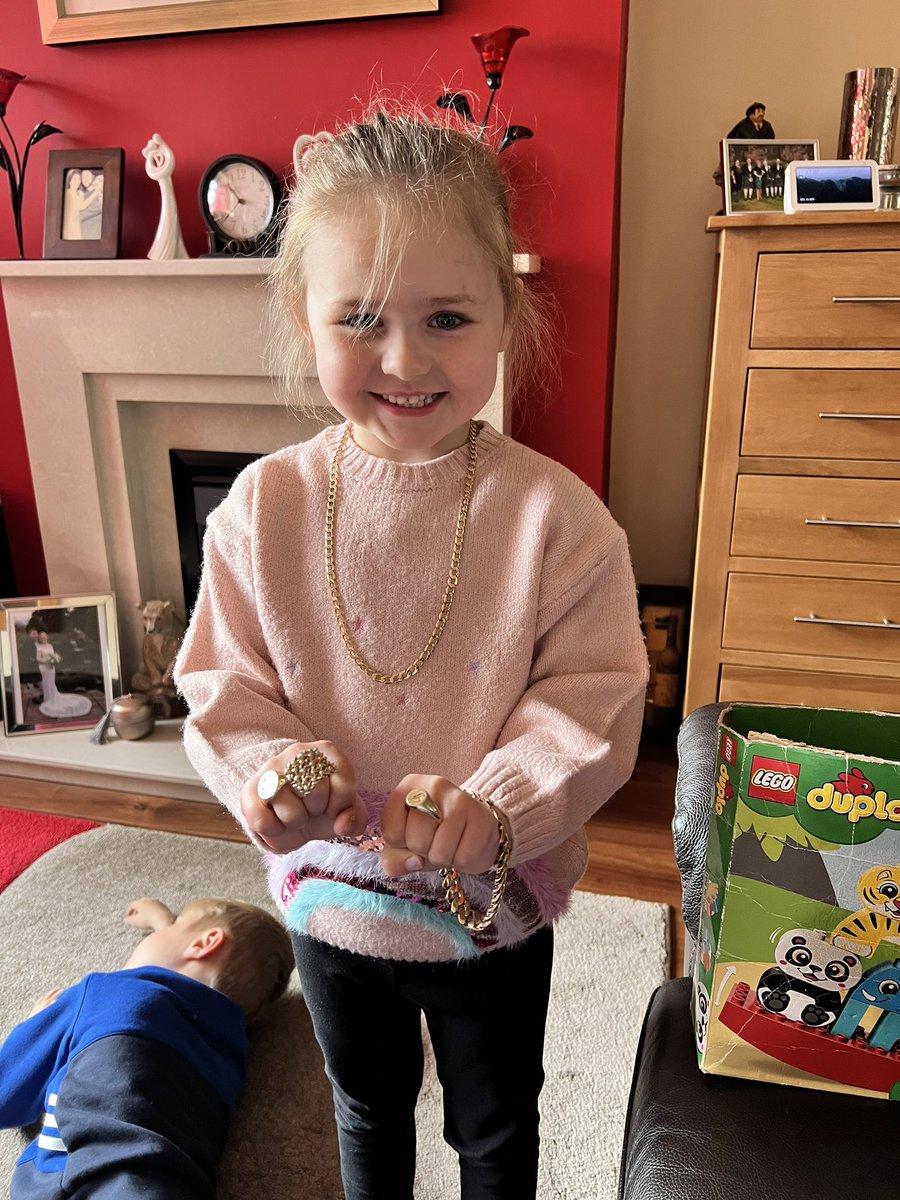 Emily wants to be like daddy