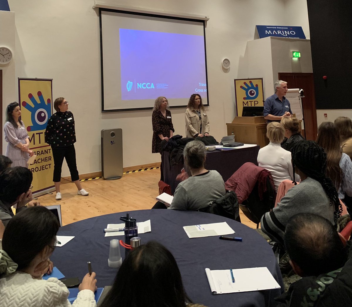 And we’re off! Busy day <a href="/MarinoInstitute/">MIE</a> MTP with a team from <a href="/NCCAie/">NCCA</a> working with teachers from Ukraine and other internationally educated teachers to support their integration and professional journey as teachers in Ireland <a href="/Education_Ire/">Department of Education and Youth</a> <a href="/NormaFoleyTD1/">Norma Foley T.D</a> @dcediy <a href="/rodericogorman/">Roderic O’Gorman TD</a>