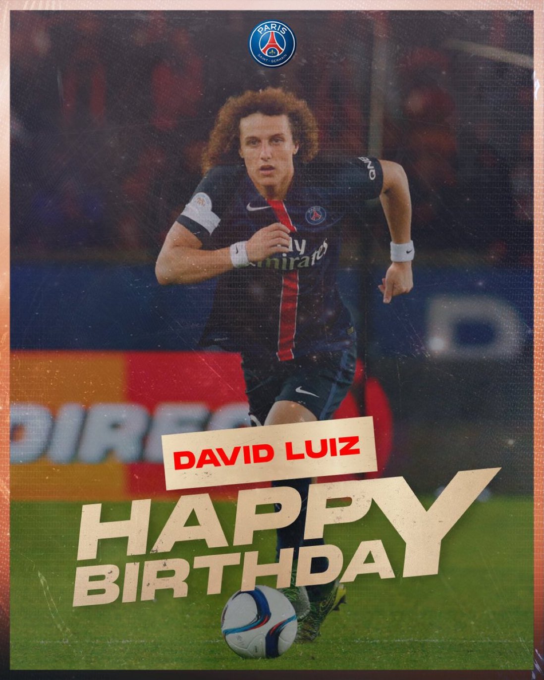  Happy 3  6  th birthday to David Luiz!   