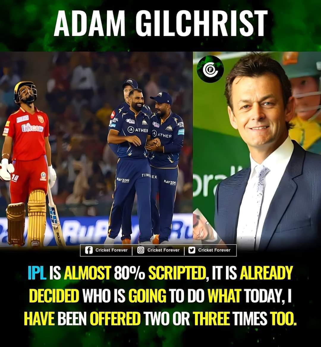 jeeva_rebel's tweet photo. โข Agree With @gilly381 !
โข #ScriptedIPL https://t.co/KjDdYGYsy9