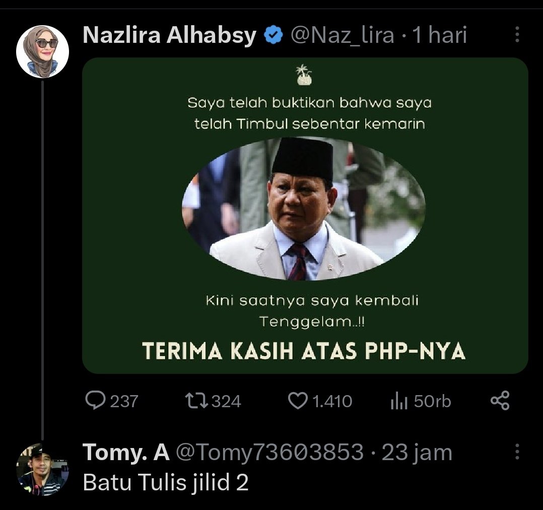 Tomy73603853's tweet photo. @Migran_TV_7777 Judulnya sama bang dengan balasan tweet saya 😁 https://t.co/osTvrLCmD9