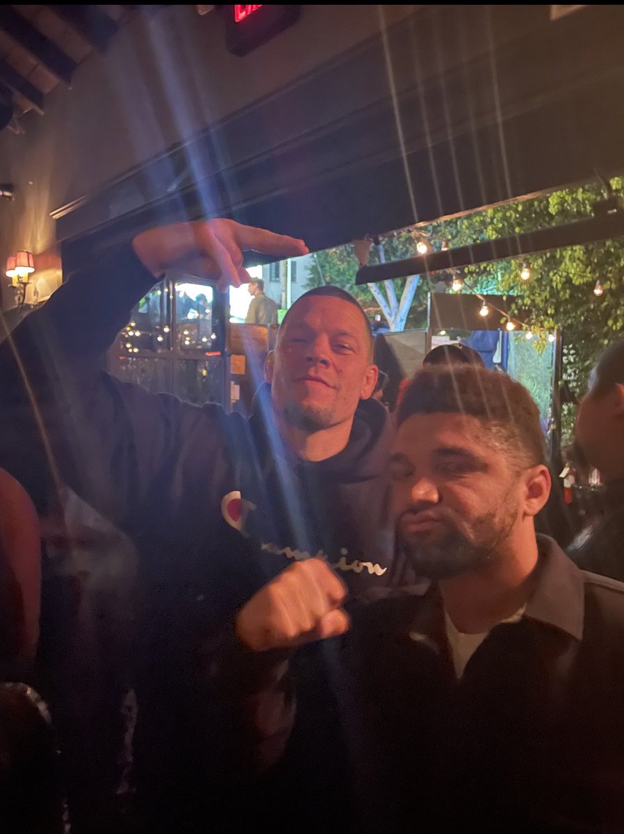 Nate Diaz is by far the nicest and most approachable celebrity I’ve ever met. If he puts his hands on you I’m thinking it’s 99.99% your fault