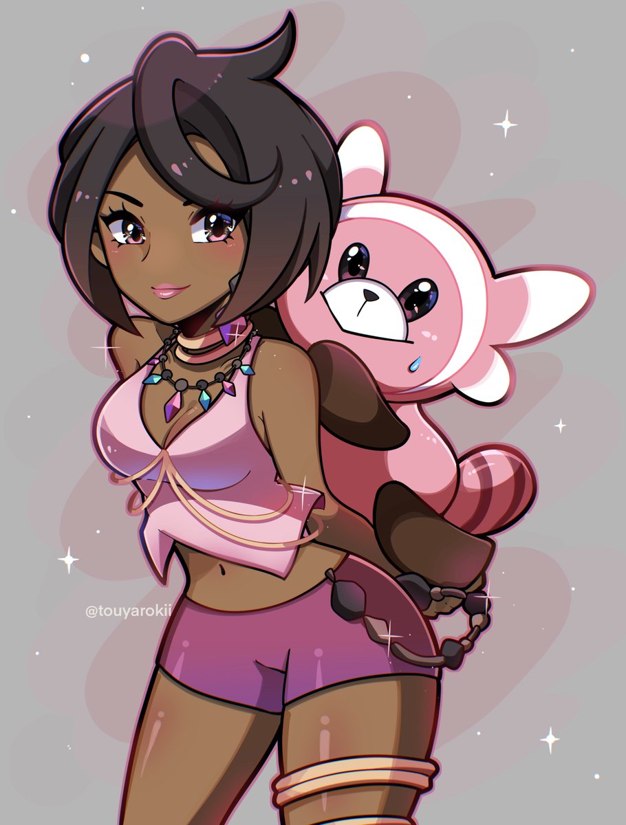 Touyarokii's tweet photo. Olivia from Pokemon 😳✨ https://t.co/vTI75ER8Xk