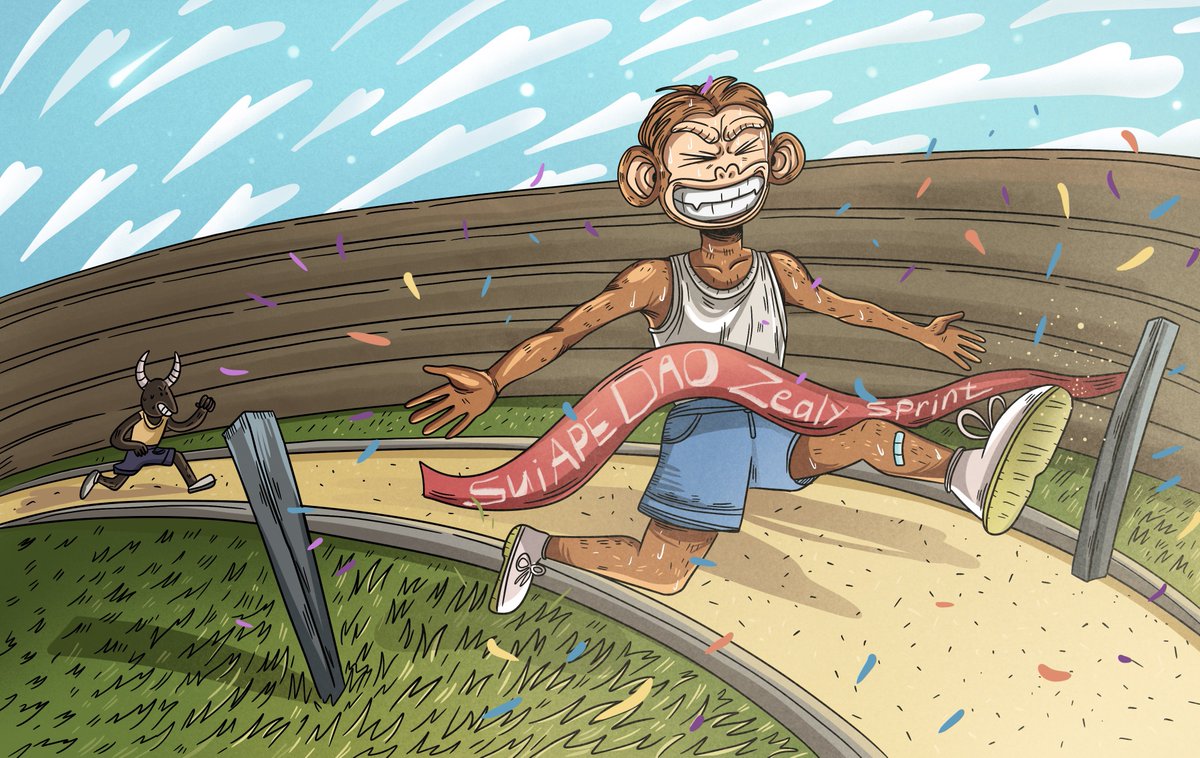 ape_investors's tweet photo. 🐵SuiApeDAO Zealy Sprint 🏃‍♂️

Run our sprint, completing unusual tasks. The best sprint participants will receive valuable prizes!

⏲️Sprint start Tommorow at 4AM UTC 

👉To take part: https://t.co/xbf5iKtFK9
