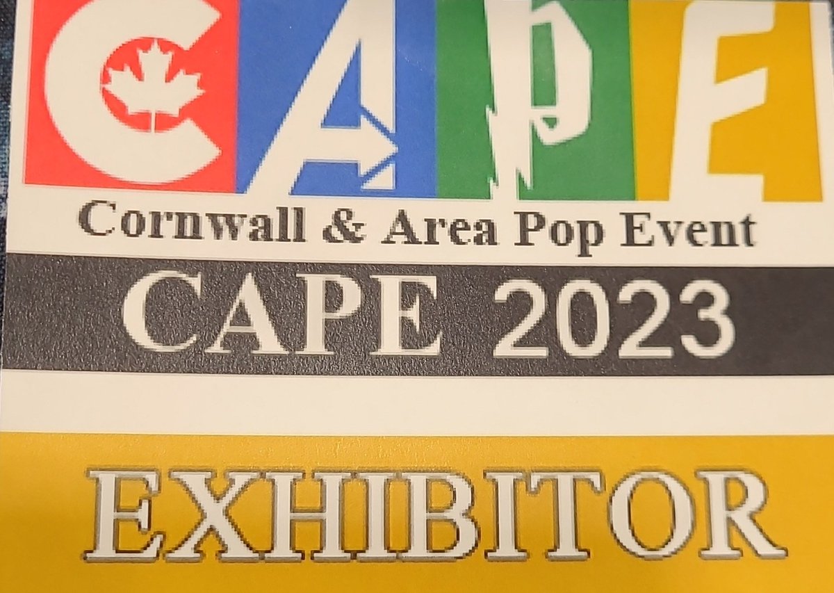 The_Armored_Cat's tweet photo. At CAPE today helping out @LaurasMavrick and their table. Pop by say hi. https://t.co/UjMWT6qkeY