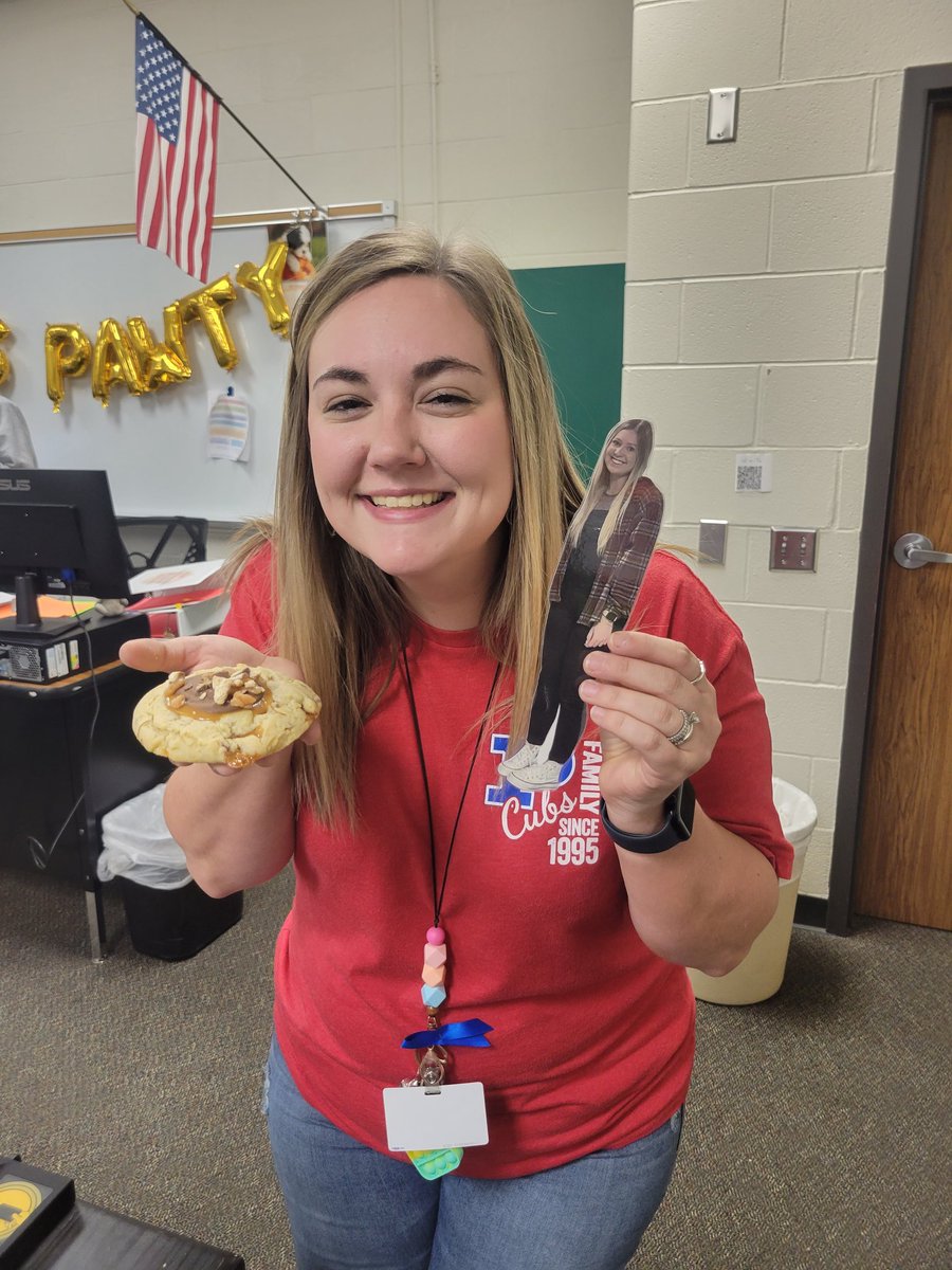 "Fri-Tay" was so much fun with my fellow work Swifties. Thanks for playing the game, and congrats to Mrs. Schwarzer,  Mrs. Royal, Mrs. Garza, and Mr. Freeman!   <a href="/SchwarzersSquad/">Kayla McClung Schwarzer</a> <a href="/MrsGarzaELA6/">Mrs. Garza</a> <a href="/CrumblCookies/">Crumbl</a> <a href="/CryarCISD/">Cryar Intermediate, Conroe ISD</a> #CryarCats