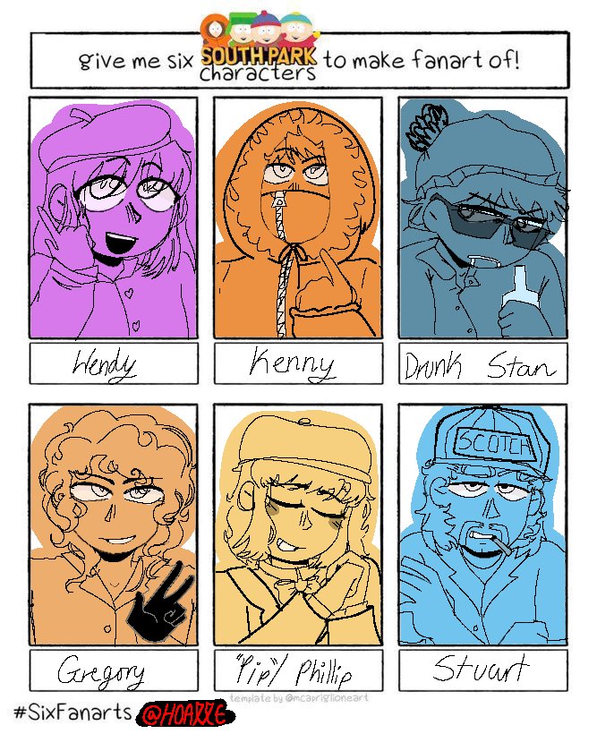 H0AXXE's tweet photo. ITS FINISHED!! Thanks to everyone who gave me the characters and I apologise for the horrendous quality, the canvas size was tickling my ballsack the entire time ๐ญ๐
#sptwt #WendyTestaburger #spgregory #spkenny #pippirrup #spstan #spstuart https://t.co/Hn3t367DiC
