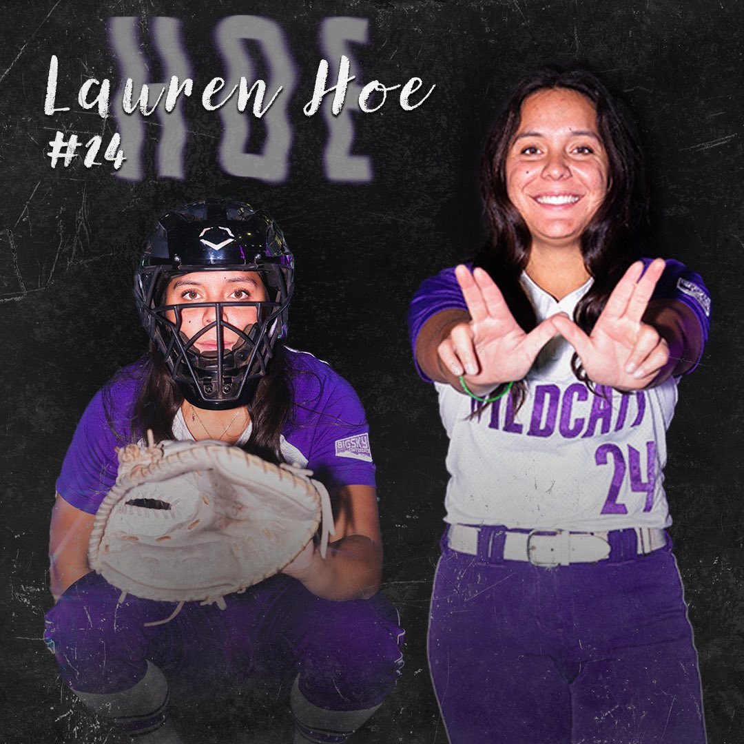 wsusoftball's tweet photo. 🟣𝐒𝐄𝐍𝐈𝐎𝐑 𝐒𝐏𝐎𝐓𝐋𝐈𝐆𝐇𝐓🟣

Name: Lauren Hoe 
Position: Catcher
Hometown: Walla Walla, WA
Major: Athletic Training and Exercise Science

#WeAreWeber https://t.co/hd9Ba6e7uV