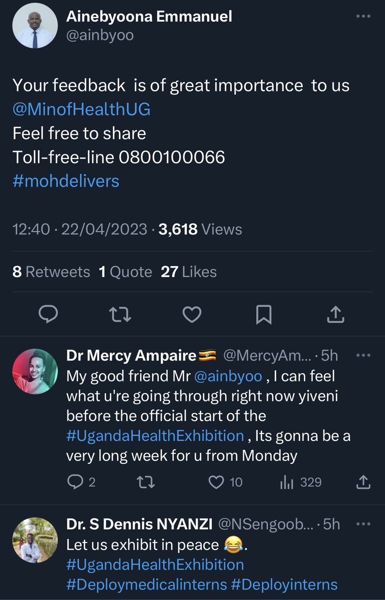 SpireJim's tweet photo. No body can stop reggae … 😂
#UgandaHealthExhibition https://t.co/WvIgGRtfVb