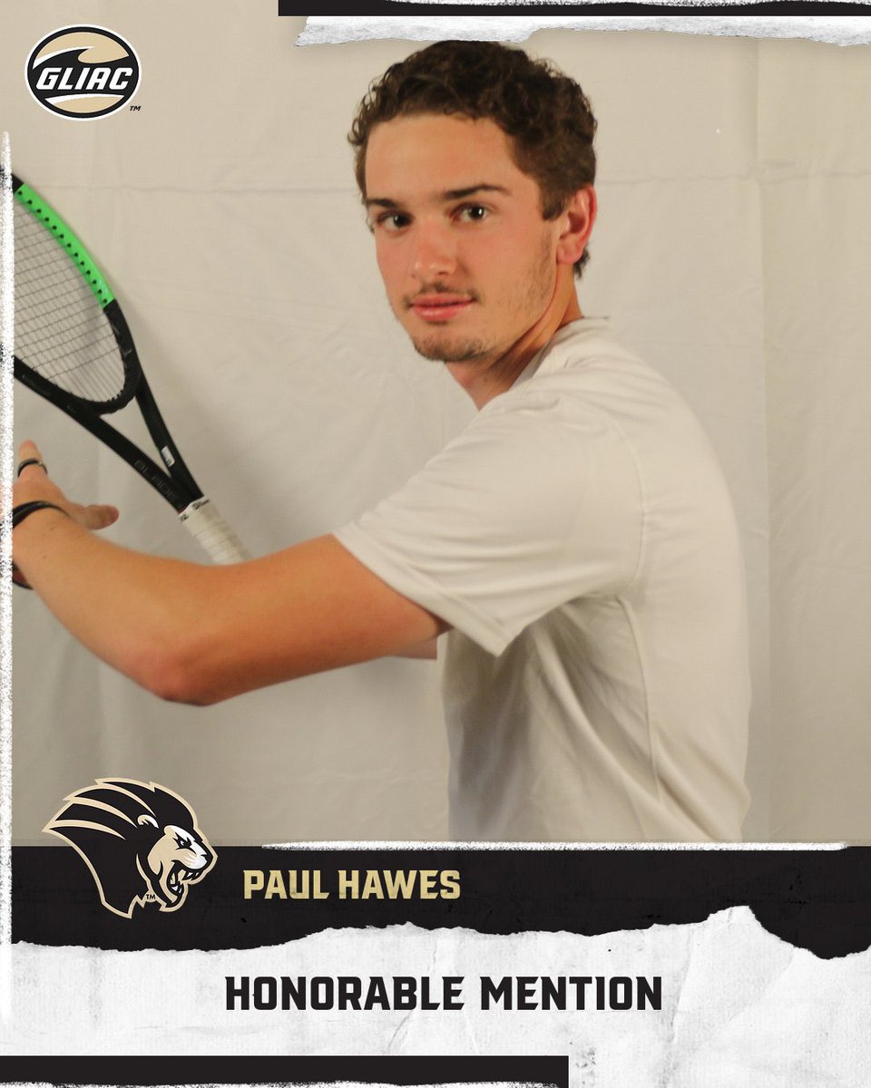 Men’s Tennis All GLIAC Honors 🎾
🥇- Samuel Dickson
🥈- Luca Kirchhoff
🥈- Joao Martins
🥉- Paul Hawes
Congratulations Winners! #RoarPride