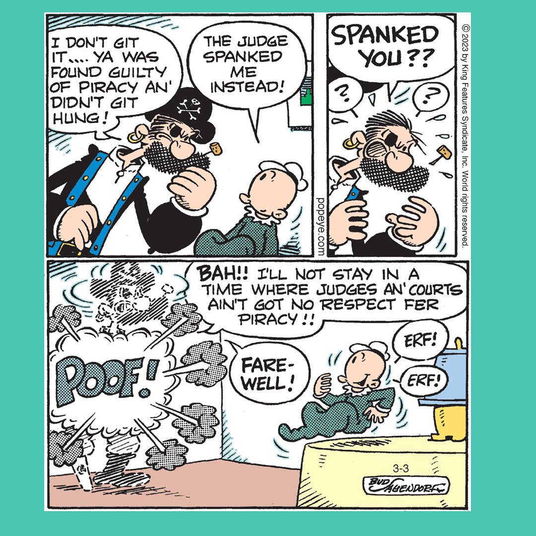popeyetweetsk's tweet image. Bon Voyage!!!

#Popeye #ComicsKingdom