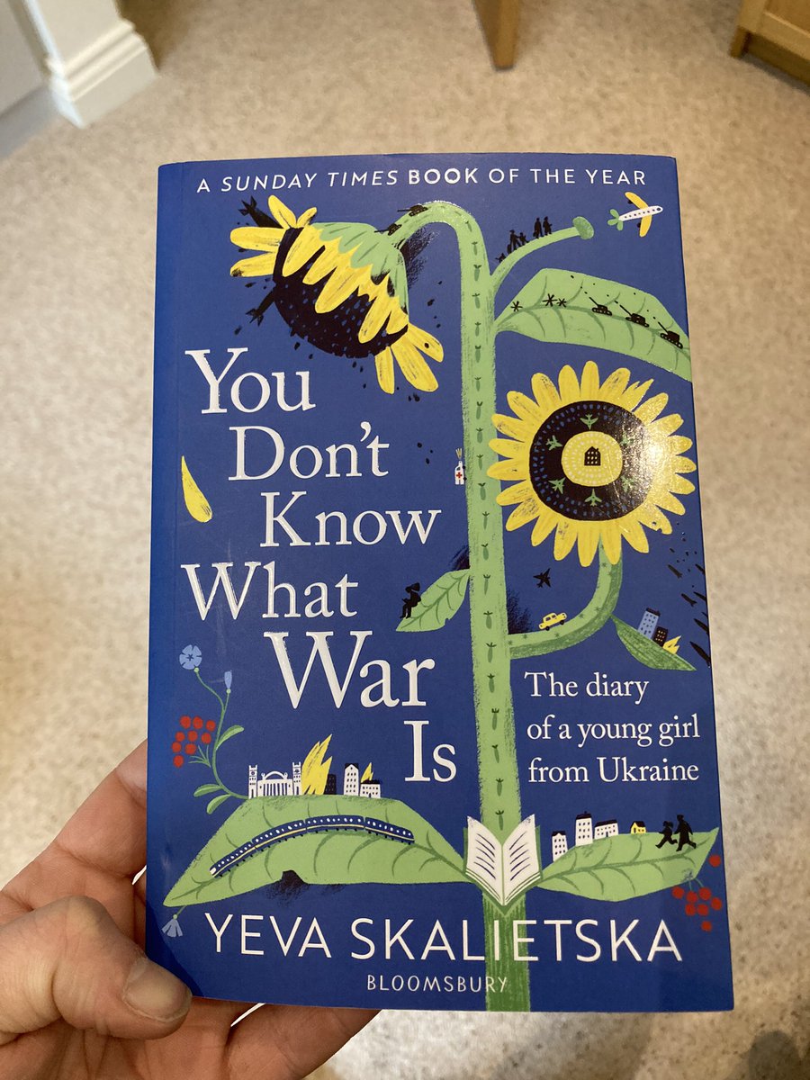 Almost finished reading ‘You Don’t Know What War Is’ by Yeva Skalietska. An amazing account of the awful events that took place upon Russias invasion of Ukraine. 

Highly recommend- everybody should read this.
