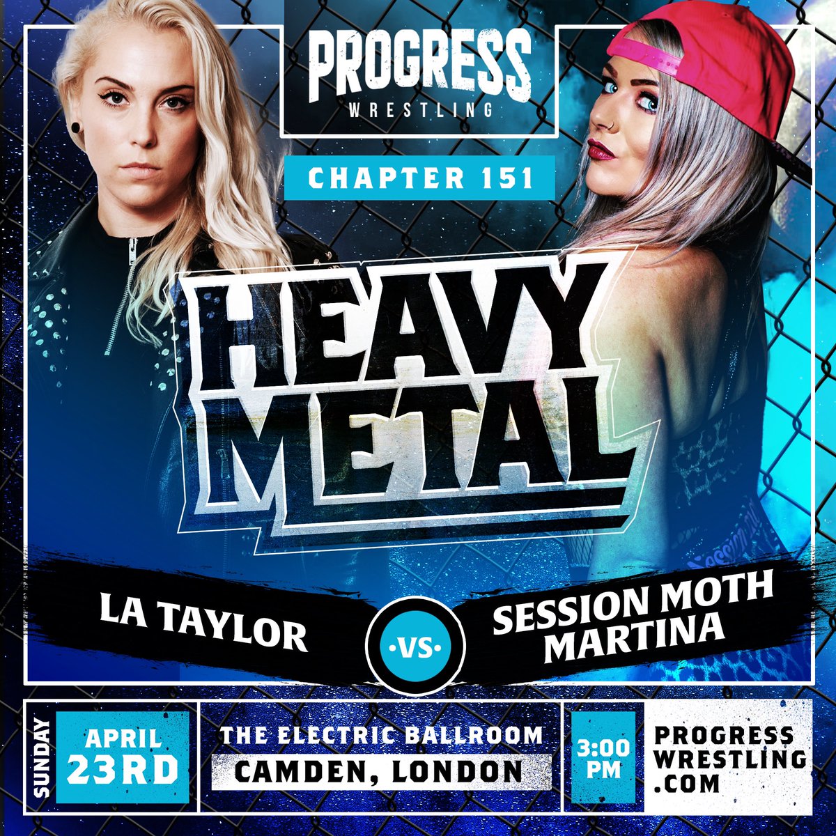 ThisIs_Progress's tweet photo. At #Chapter149, LA Taylor cost Session Moth Martina her match but Martina had the last laugh when she banned LA from #Chapter150
The two now finally face each other on Sunday.
Who will come out on top?
#HEAVYMETAL
@mothfromdaflats https://t.co/MIXl9uzKGx