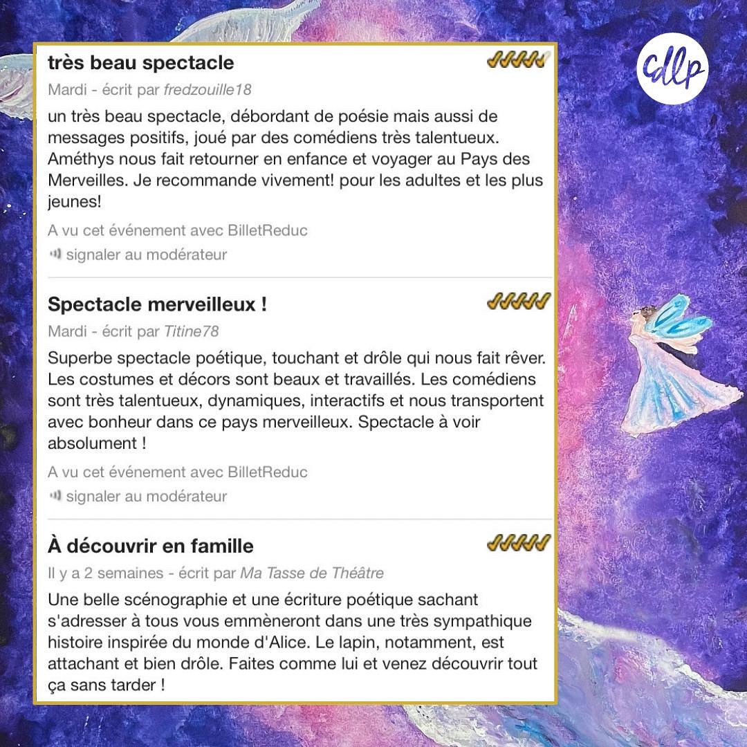 Le_CDLP's tweet photo. Venez découvrir ou même redécouvrir Notre pays des Merveilles ! 

📢 Si vous venez une deuxième fois, vous pourrez profiter d’un tarif 1 place achetée = 1 offerte 💫

➡️ Retrouvez-nous tous les dimanches d'avril et mai au théâtre Clavel à 15h ! https://t.co/mj8doh8v6E