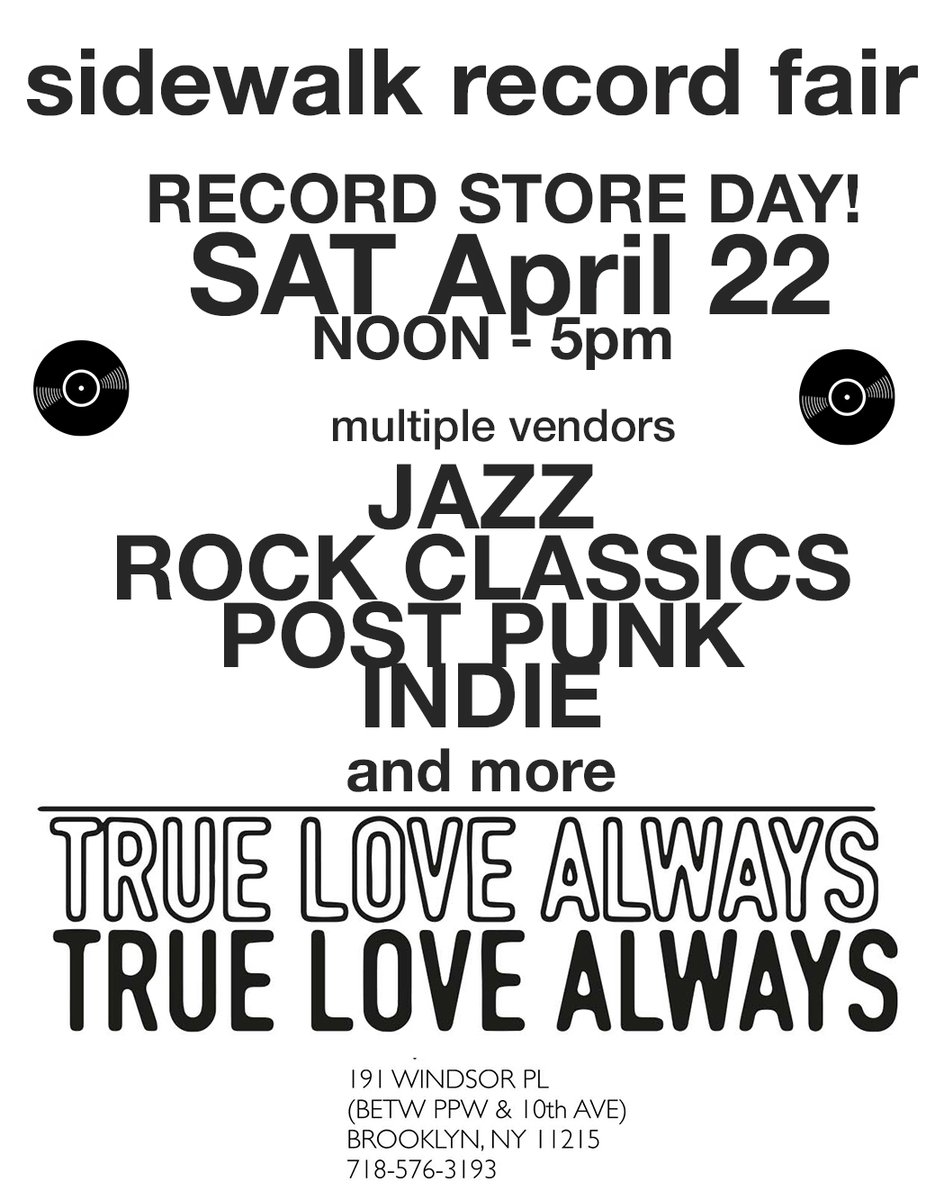 Vinyl Sale today in Windsor Terrace! noon-5pm  #vinylsale #recordfair #recordsale #vinyl