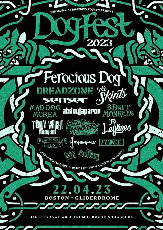 Great to see crowds of people at <a href="/TheGliderdrome/">The Gliderdrome</a> Boston, Lincolnshire for the SOLD OUT all dayer DOGFEST Saturday 22nd April 2023 -featuring 13 live bands on 2 stages in the starlight room