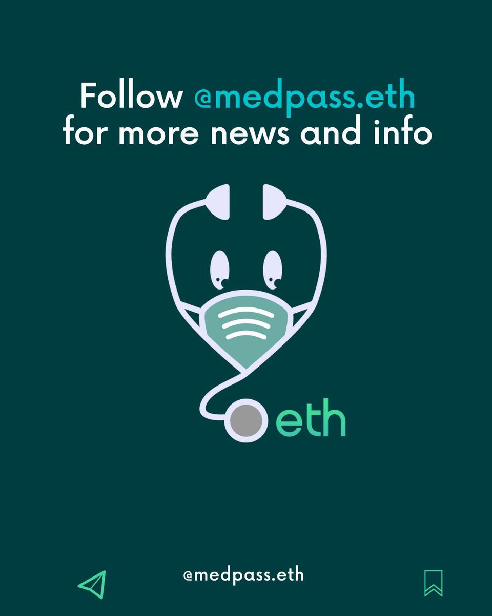 medpass's tweet photo. Follow us for more web3 healthcare updates!
.
.
.
#web3 #metaverse #nft #crypto #nfts #nftcommunity #nftart #digitalart #medpass #meta #healthcare #healthcareworkers #healthcareheroes #healthcareprofessionals #blockchain #Decentralization #DigitalHealth https://t.co/mSAqEldRsI